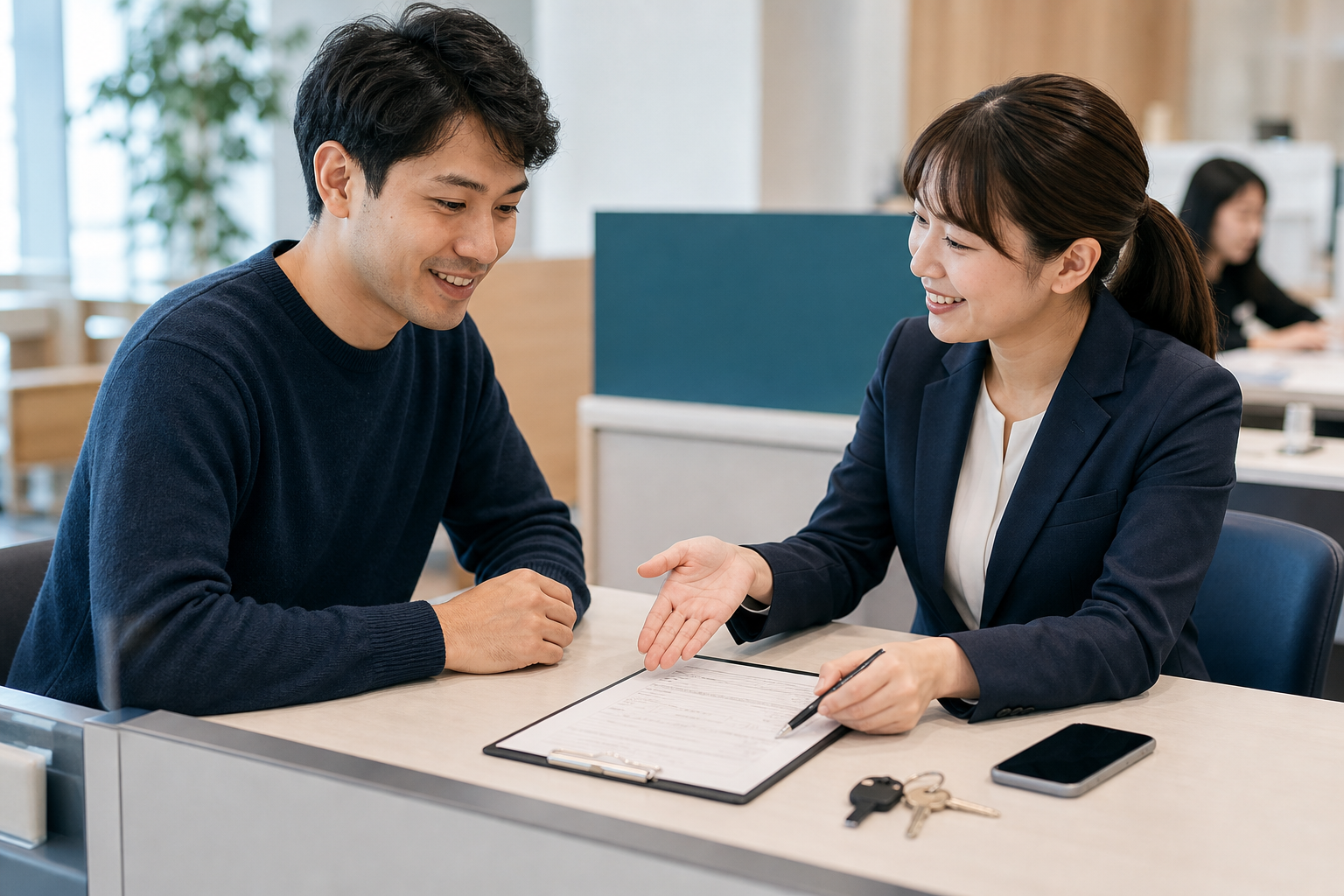 住居や生活契約について支援を受ける特定技能外国人