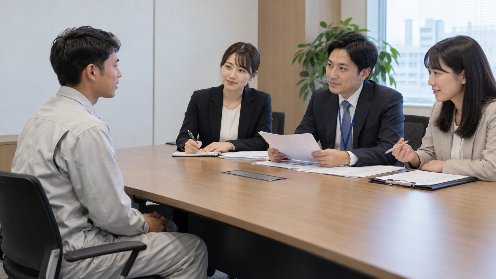 技能実習生本人から就労状況を丁寧に聞き取る面談