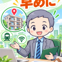 特定技能外国人の住居探しは早めにと伝える縦型サムネイル